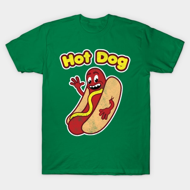 Hot Dog T-Shirt by toadyco